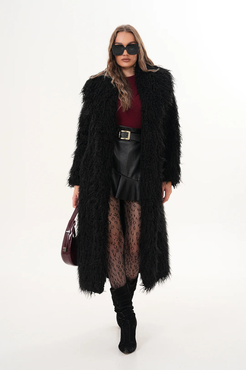 Tibetan Faux Fur Coat