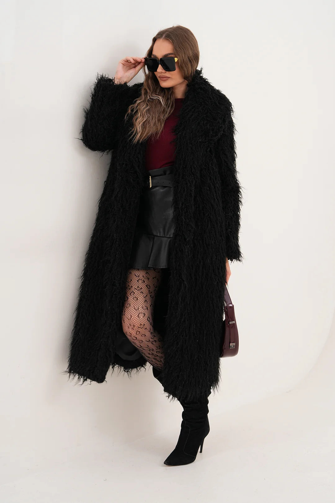 Tibetan Faux Fur Coat